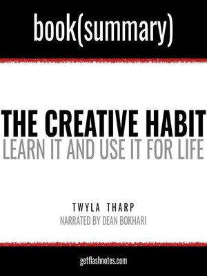 cover image of The Creative Habit by Twyla Tharp--Book Summary